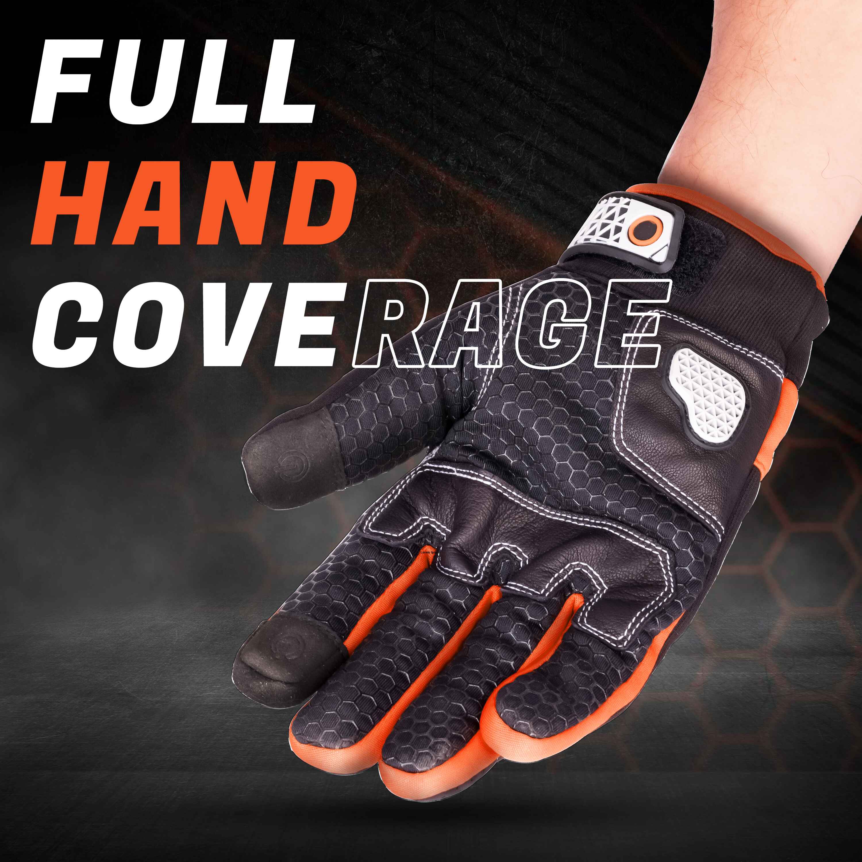 Steelbird Fighter Gloves-Orange